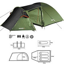 Намет Nils Camp Trekker III NC6312, фото 5