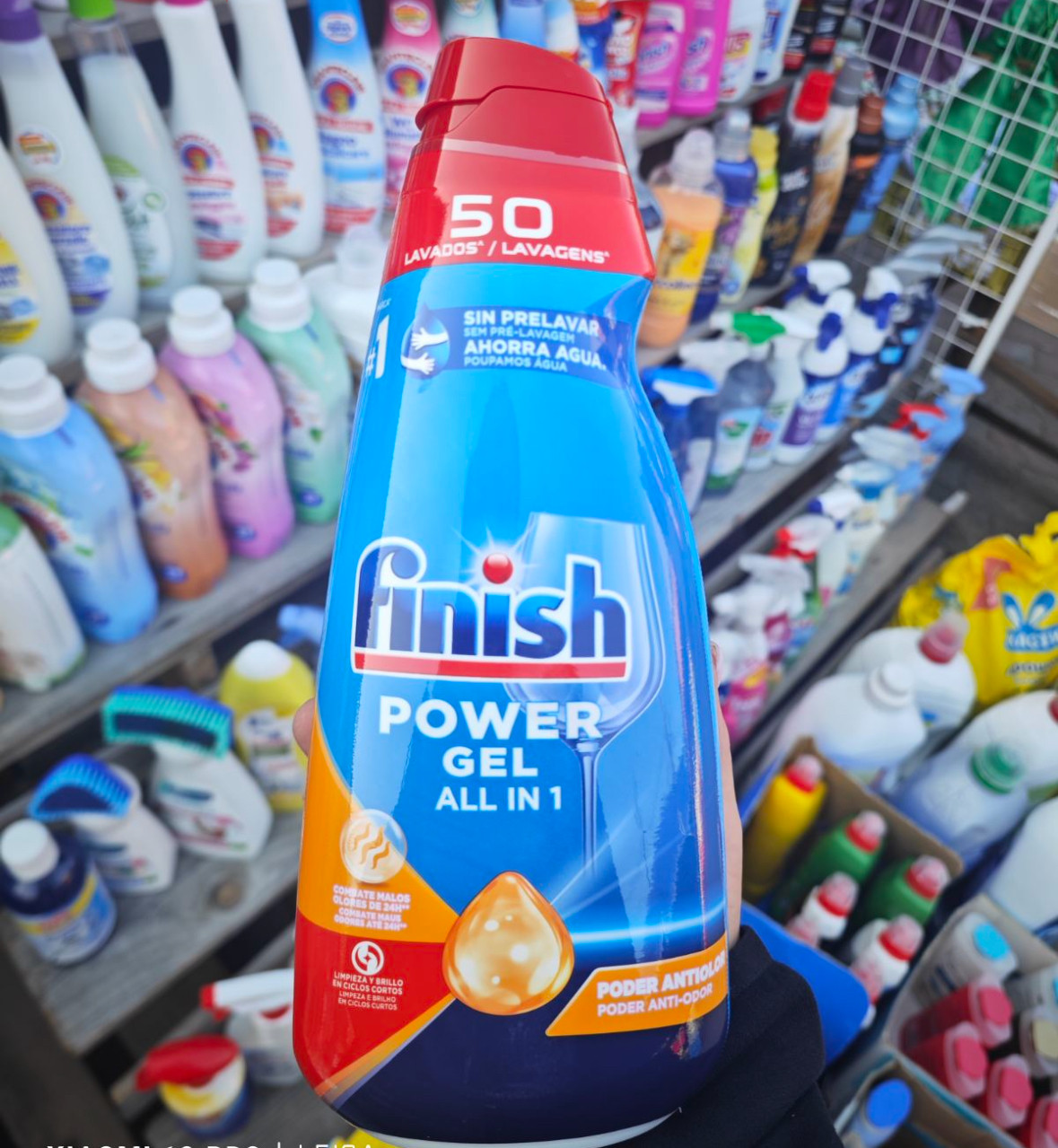 Гель для миття посуду в посудомийній машині Finish All in 1 Gel , 1л, фото 1