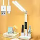 Складана настільна LED-лампа HA-215 з подвійним освітленням, дисплеєм і підставкою для телефона, для навчання. qwr - фото 1 - id-p2645330495