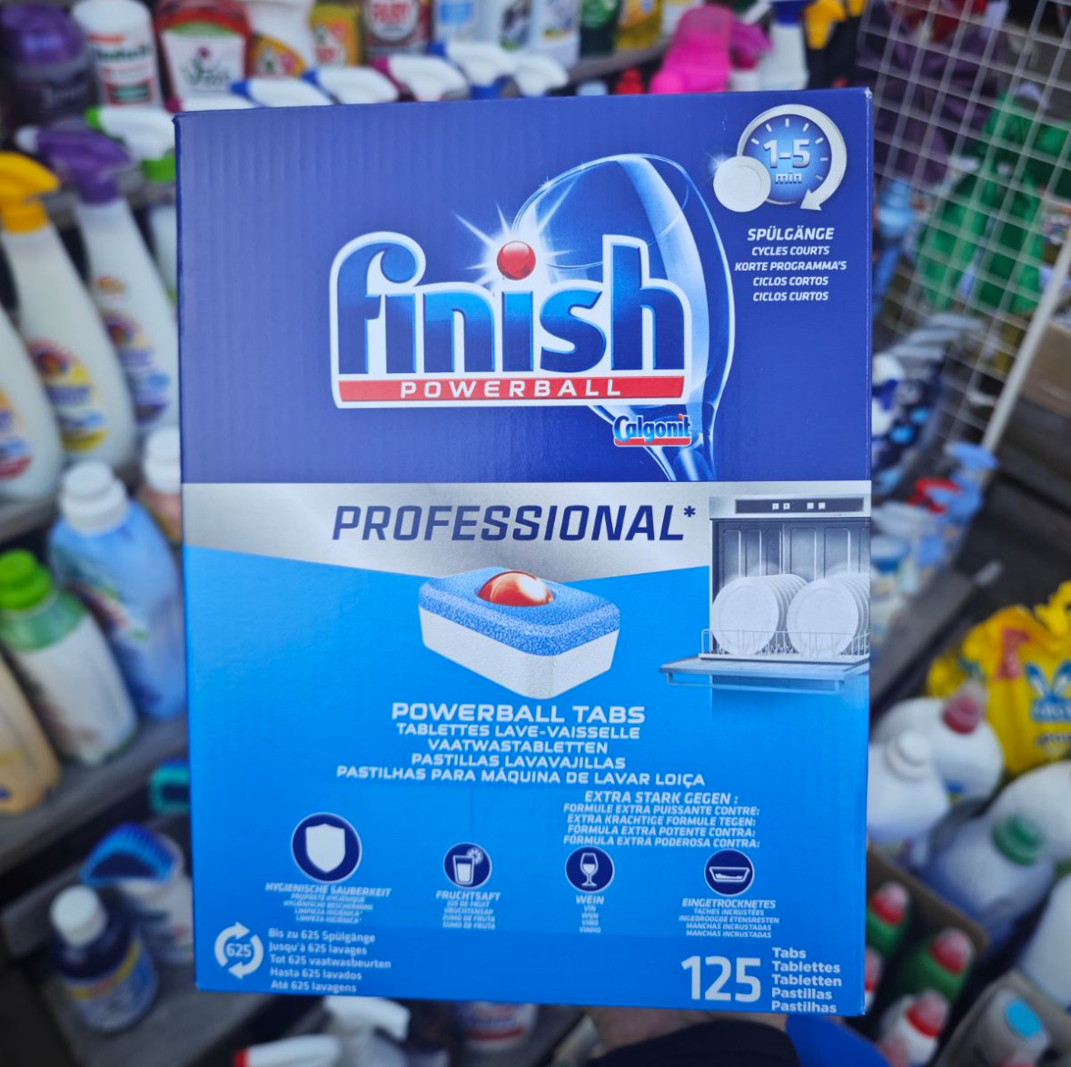 Таблетки для посудомийної машини FINISH classic 125 шт