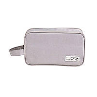 Органайзер-косметичка дорожня 25.5х10х14.5 см Срібло LoveYouHome