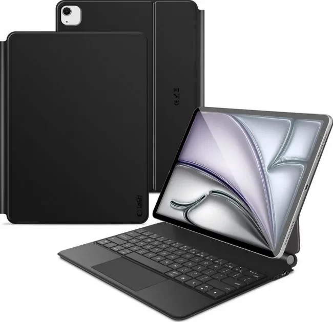 Tech-protect SC Magnetic + KB do iPad PRO 12.9” 4 / 5 / 6 / 2020-2022 / AIR 13” 1 / 2 / 2024-2025 Black, фото 1