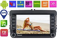 Штатна магнітола Pioneer 4/32 GB Volkswagen Passat B6/B7/CC/Caddy/Tiguan/Jetta Polo,Skoda,Seat