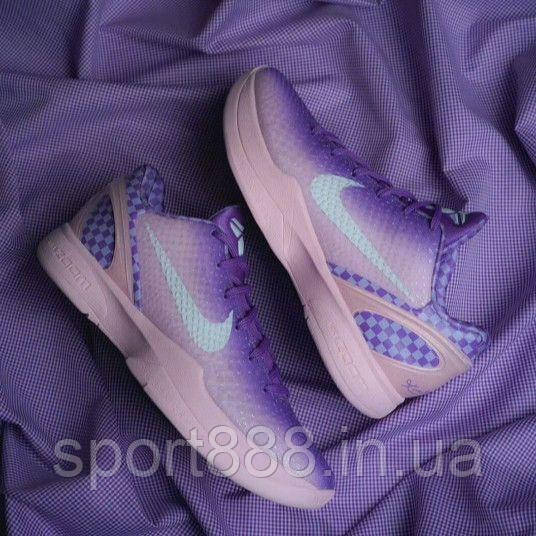 Eur36-46 Кобі 6 Nike Kobe 6 фіолетові дитячі чоловічі баскетбольні кросівки
