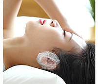 Одноразові накладки на вуха для захисту від води та фарби 100 шт. Захист вух під час фарбування волосся, фото 5