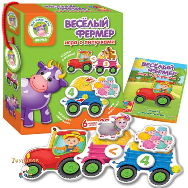 Гра з липучками «Веселий фермер» Vladi Toys