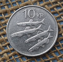 10 крон 1987 року. Iсландiя