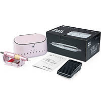 Фрезер для манікюру Bucos Nail Drill X3 PRO LIGHT PINK 65 Вт і 35 000 об./хв.