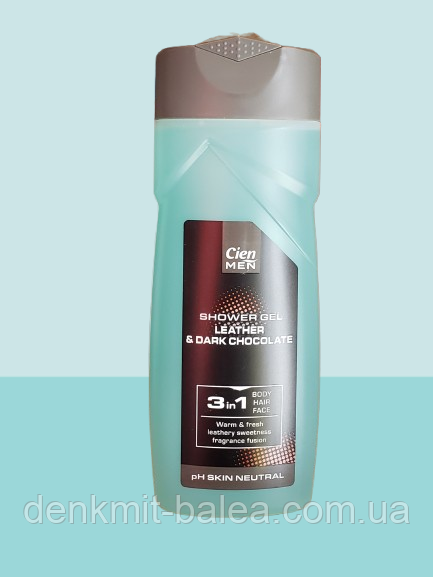 Чоловічий гель для душу та волосся Cien Men Dark Chokolate 300 мл