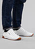 Шкіряні чоловічі білі кросівки (ЛК 40 б), фото 7