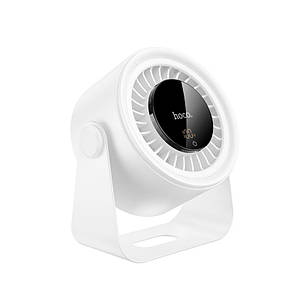 Вентилятор Hoco desktop circulating fan HX66 |5 Speed, 50dB, 2-7h| (6942007652674) white