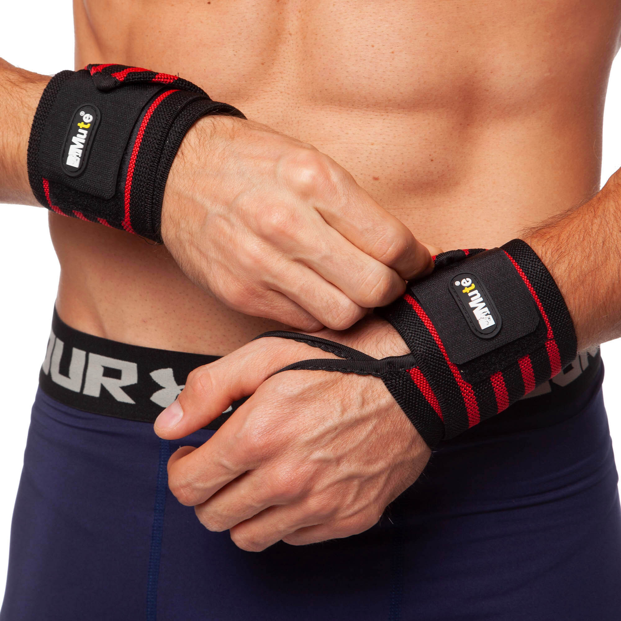 Бинти пензлі для жиму 2 шт STRENGTH WRIST WRAPS MUTE 9905-1, фото 1