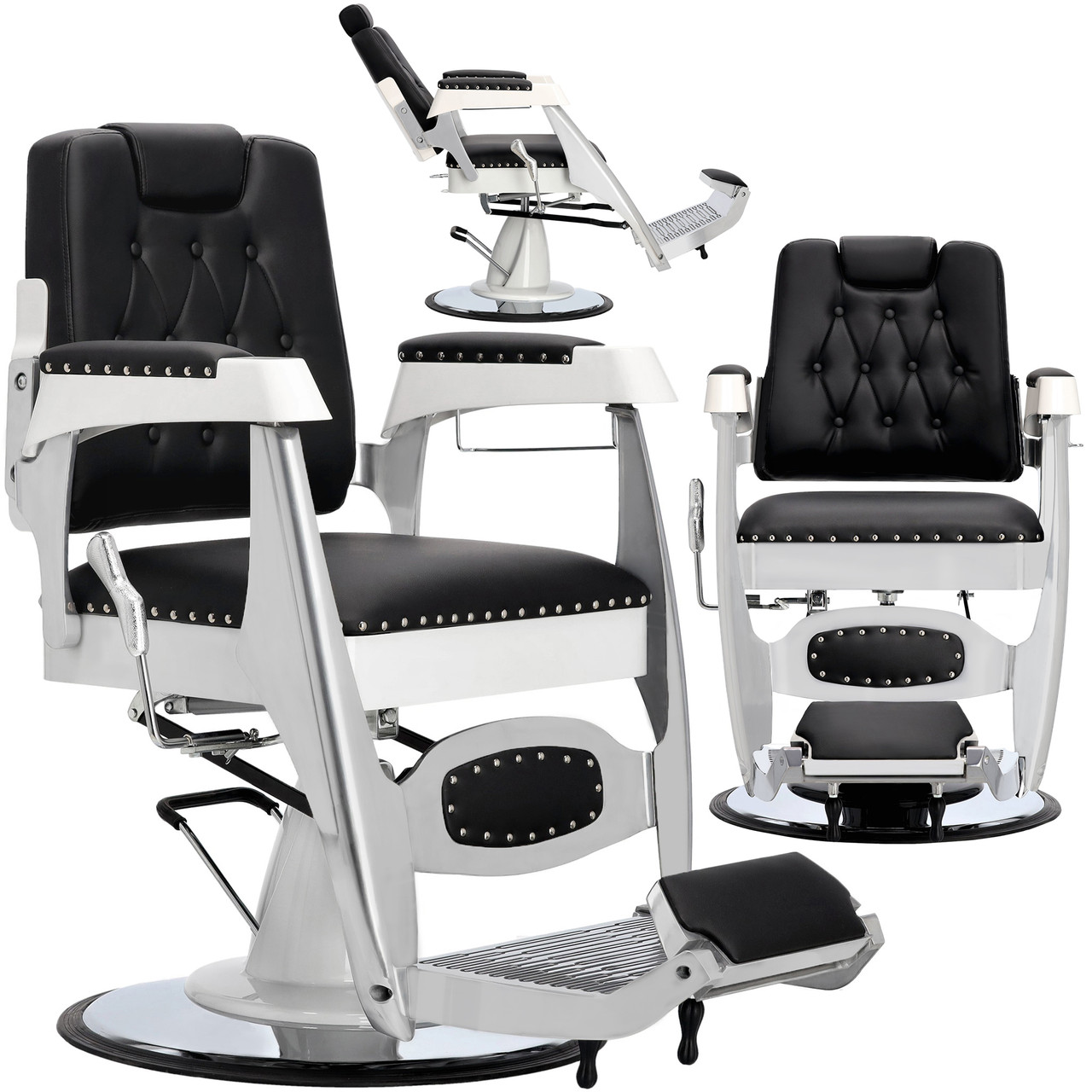 Гідравлічне перукарське крісло салону та барбершопу Barber King  ENZO-9196 Adonis barberking