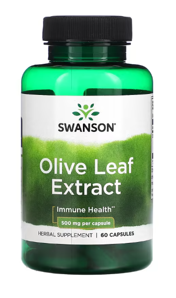 Swanson Olive Leaf Extract 500 mg 60 Capsules