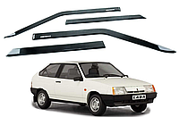 Боковые дефлекторы окон ВАЗ 2109, 099, 2114, 2115 на скотче, ветровики на окна