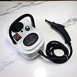 Паровий очищувач ручний 2500 Вт Zepline парогенератор з насадками 14в1 пароочищувач 1.2 л для прибирання 105 ℃, фото 2