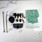 Паровий очищувач ручний 2500 Вт Zepline парогенератор з насадками 14в1 пароочищувач 1.2 л для прибирання 105 ℃, фото 4