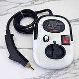 Паровий очищувач ручний 2500 Вт Zepline парогенератор з насадками 14в1 пароочищувач 1.2 л для прибирання 105 ℃, фото 5