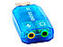 USB звукова карта virtual 5.1 blue, фото 3