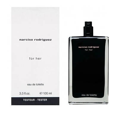 Французька жіноча туалетна вода Narciso Rodriguez для Her 100ml тестер оригінал, мускусний квітковий аромат