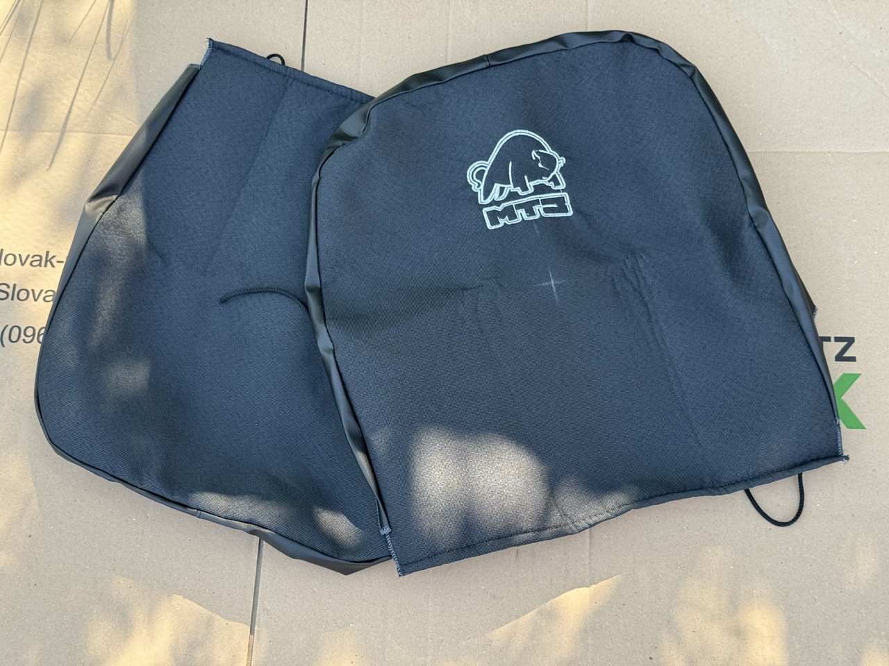 Чехол сиденья МТЗ + спинка 47 см (комплект) Сірий, фото 1