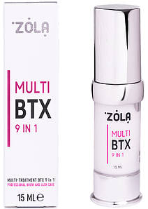 Багатофункціональний засіб для брів і вій MULTI-TREATMENT BTX 9 в 1 ZOLA, 15 мл