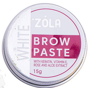 Контурна паста для брів біла ZOLA, 15 г