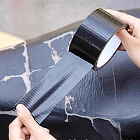 Клейка стрічка для ремонту шкіряних меблів. Скотч із екошкіри для реставрації меблів рулон 5 м ширина 5 см., фото 5