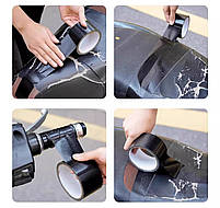 Клейка стрічка для ремонту шкіряних меблів. Скотч із екошкіри для реставрації меблів рулон 5 м ширина 5 см., фото 6