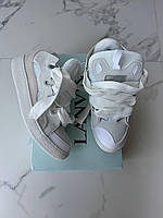 Білі чоловічі Кросівки Lanvin Curb White чоловічі  - білі дизайнерські кеди