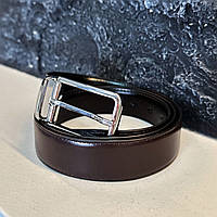 Чоловічий двосторонній шкіряний ремінь 1845