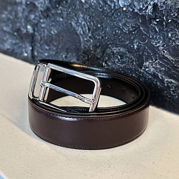 Чоловічий двосторонній шкіряний ремінь 1845