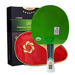 Ракетка 729 King Series 6 Stars (green + black rubber) Зелено-чорний (1631), 8872369 — 369