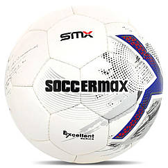 М'яч футбольний SOCCERMAX FB-4195 5 PU Білий-синій, 8549140 — 162