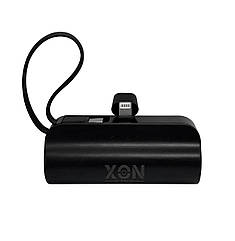 Портативна мінібатарея XON PowerBank MiniCharge 5000 mAh Lightning + USB Type-C Чорний (DC5, 8813968 — 565