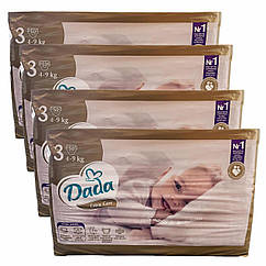Підгузки Dada Extra Care 3 Midi 4-9 кг 200 шт (92405105), 8805210 — 363