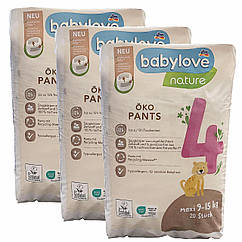 Підгузки-трусики Babylove Nature 4 9-15 кг 60 шт., 8859439 — 522