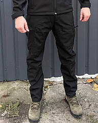 Штани тактичні No Brand Softshell 3XL Чорний, 8765916 — 794