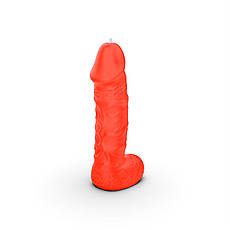 Свічка у формі члена Чистий Кайф MEDIUM Orange