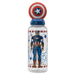 Пляшка пластикова дитяча 560 мл Stor Avengers Captain America (74851), 8669857 — 333