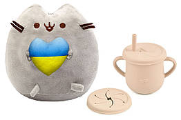 Комплект ST М'яка іграшка Pusheen cat і Поїльник-непроливайка Y24 (vol-10561), 8298273 — 629