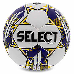 М'яч футбольний Select ROYALE FIFA BASIC V23 ROYALE-4WV 4 Білий-фіолетовий, 8549157 — 164