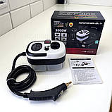 Пароочисник для дому та авто 28в1 3000 Вт Zepline парогенератор дезінфектор ручний на 1.5 л води 3 бар, фото 6