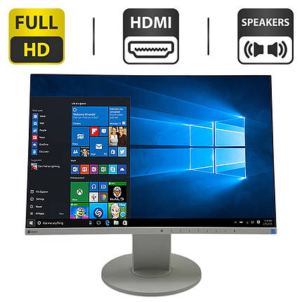 Монітор EIZO FlexScan EV2455 / 24" (1920x1200) IPS / VGA, DVI, HDMI, DisplayPort, USB / VESA 100x100, фото 1