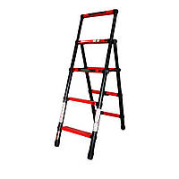 Телескопічна драбина GTM KME5045B алюмінієва, 4 ступені 1400 мм