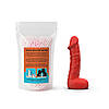 Свічка у формі члена Чистий Кайф MEDIUM Red Bomba💣, фото 5