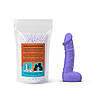 Свічка у формі члена Чистий Кайф LARGE Violet Bomba💣, фото 5