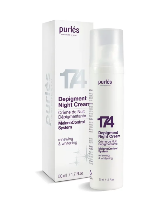 Депігментуючий нічний крем Purles Depigment Night Cream, 50 мл