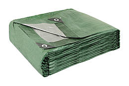 Тент двосторонній MASTERTOOL 8х10 м 130 г м2 Khaki and silver (89-1810), 8202392 — 937