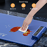 Килимок силіконовий на кухню для підігріву і розморожування їжі, напоїв, готових страв дитячих пляшечок, фото 4